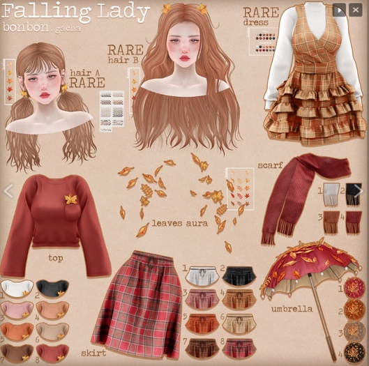 bonbon - falling lady - top 2 [maitreya]