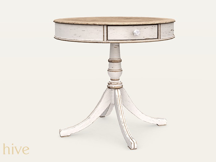 hive // dainty drum table [wear to unpack]