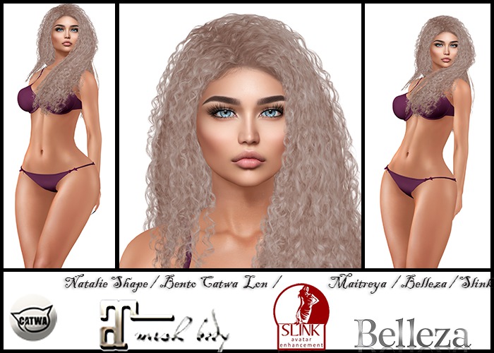 GIFT  !!! Natalie Shape / Bento CATWA HEAD Lona and Maitreya / Belleza / Slink ---. Venus