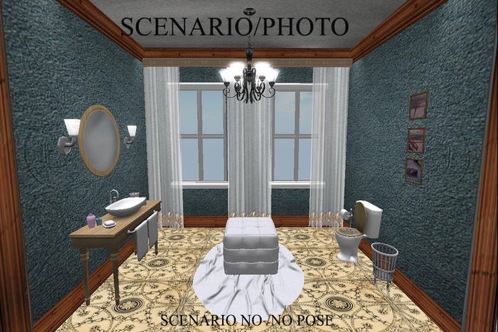 :::LS BACKCROP ELEGANT BATHROOM SCENERY