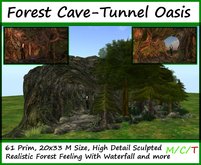 forest cave-tunnel oasis ( tree grotto landscaping caves )