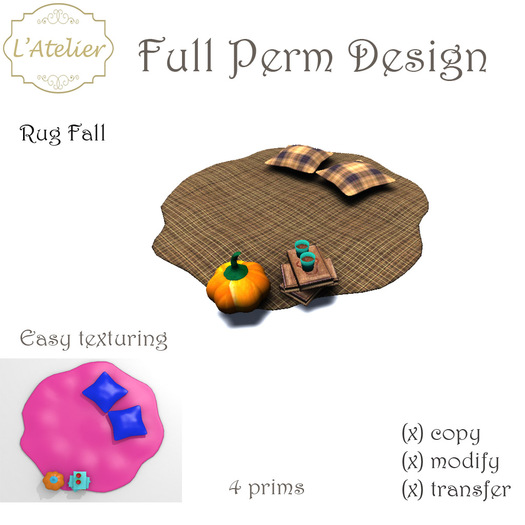 ::L'Atelier::FP Rug FALL TEXTURED