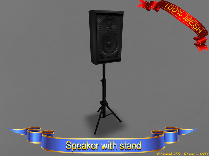 Speaker with stand-Freedom creations