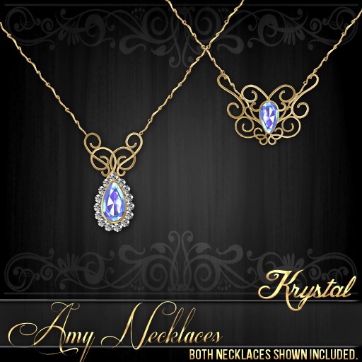 ::: Krystal ::: Amy - Necklaces - Gold - Polaris