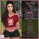 Mira Top With Hud Sign