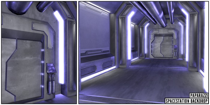 Paparazzi - Spacestation - BACKDROP - purple