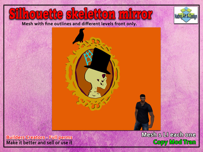 skeletton mirror