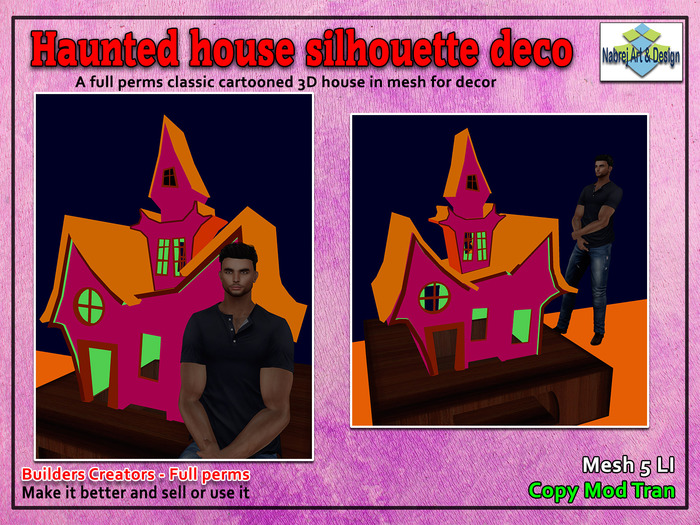 Decor 3D Haunted house Full Perms