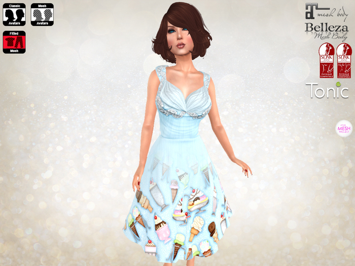 Swing Dress Ice Cream