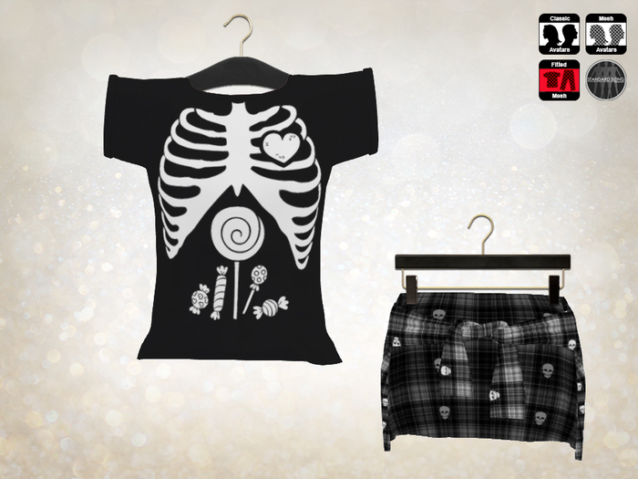 Rib Cage Shirt Set