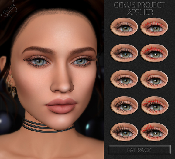 *Spicy* Tintable Eyelashes (Genus Only)
