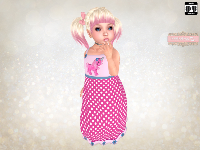 Marie Tank Dress Pink Pony