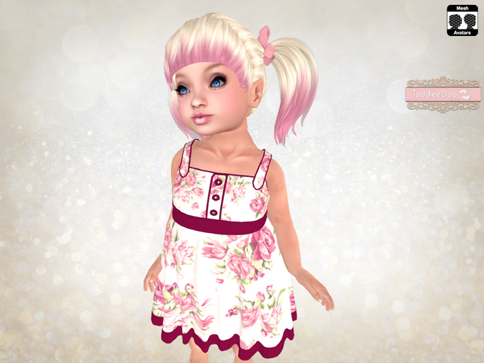 Wine n' Roses Summer Dress