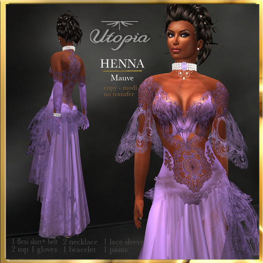 Utopia HENNA mauve - APPLIERS INCLUDED!