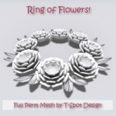 T-Spot Mesh - Ring of Flowers - Full Perm - LI=1.0