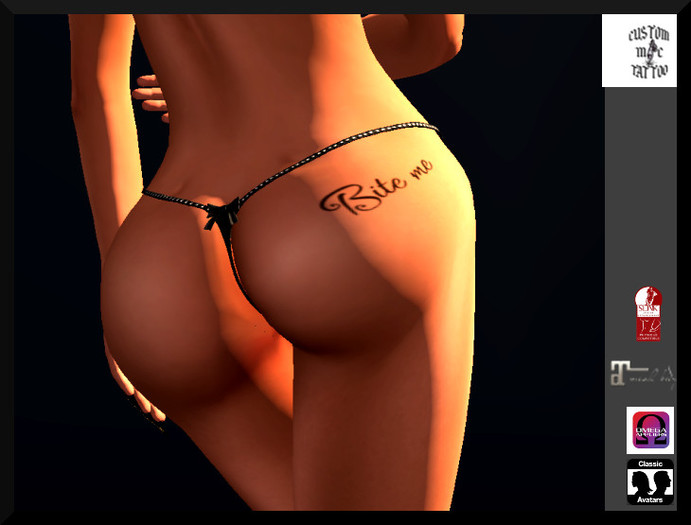 O18 bite me Custom M&C tattoo