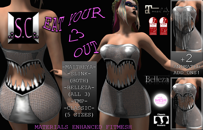 .:S.C:. Mini Dress - Eat Your <3 Out