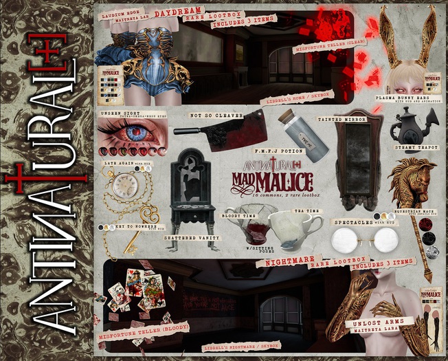 ANTINATURAL [+] Mad Malice / Equestrian Mace / WHITE