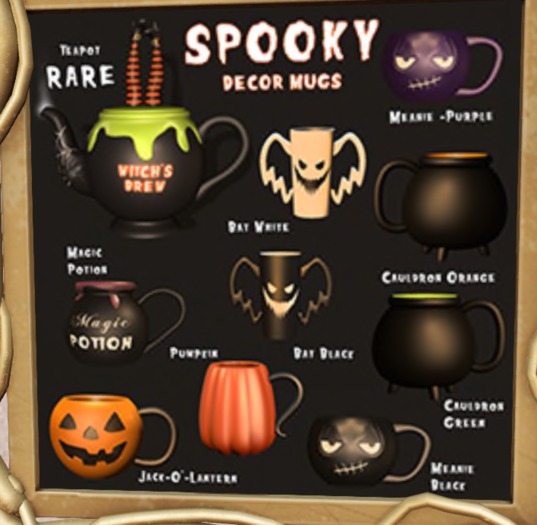 ACORN Spooky Mug -Teapot RARE