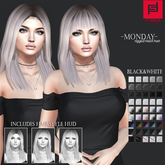 -FABIA- Mesh Hair < Monday> Black&White