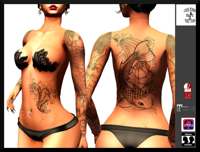 koi Custom M&C tattoo