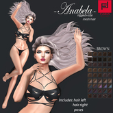 -FABIA- Mesh Hair   < Anabella> Brown