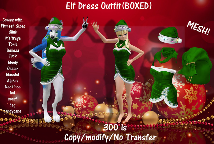Elf Dress Outfit(BOXED)
