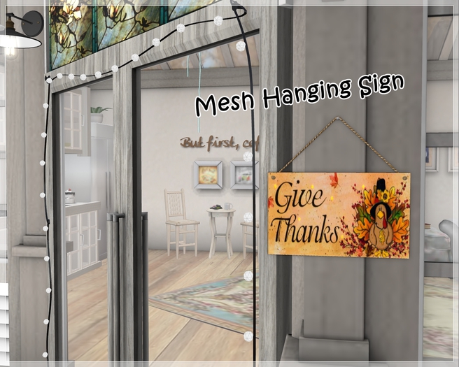 !!! TBGB - "Give Thanks" Sign by Sej