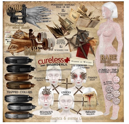 CURELESS&DISORDERLY / Disembodied Witch Hand / Open RARE