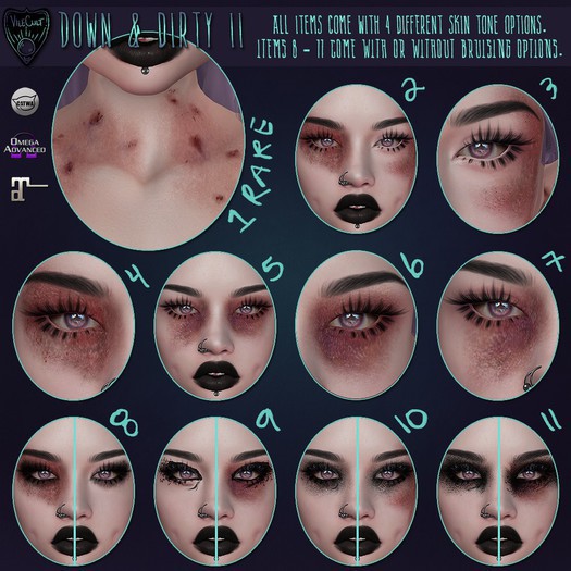 1. VileCult - Down &Dirty 2 Gacha RARE