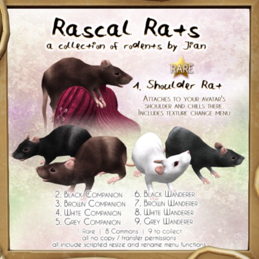 JIAN Rascal Rats 9. Grey Wanderer BOX