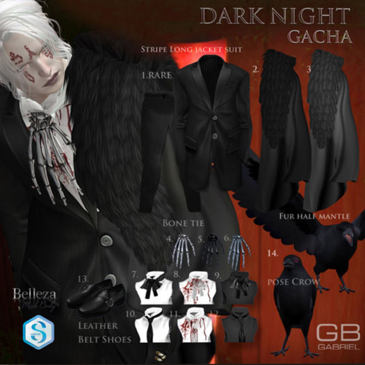 6.::GB:: Bone tie (Blue Meta)