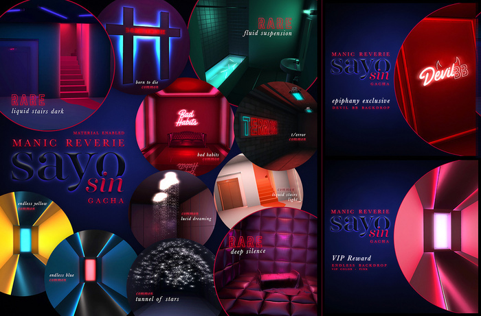 SAYO Sin - Manic Reverie - Deep Silence - RARE