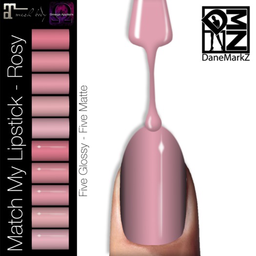 DMZ - Match My Lipstick - Rosy - Nailpolish