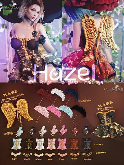 _CandyDoll_ Hazel Corset Rose - Maitreya