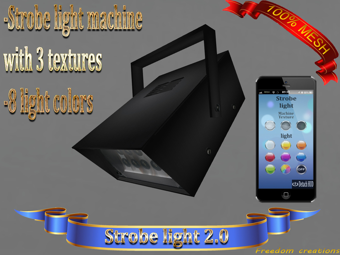 Strobe light 2.0(ADD)(BOX)-Freedom creations