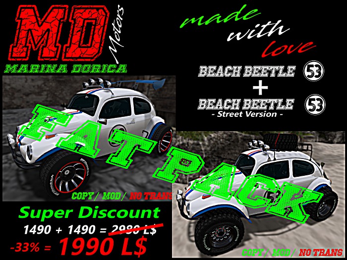 FAT PACK Beach Beetle 53