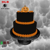 Halloween Cake pumpkin boxed gives slice