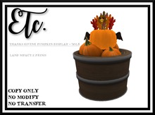 Etc. Thanksgiving Pumpkin Display