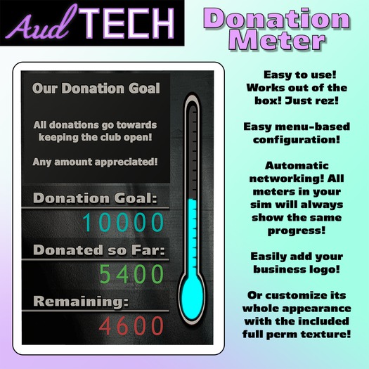 AudTech Networked Donation Meter