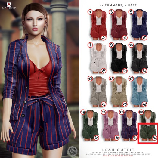 26 //Ascend// Leah Shorts - Lara RARE
