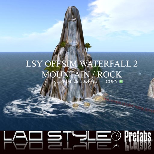 LAOSTYLE OFFSIM WATERFALL MOUNTAIN ROCK2