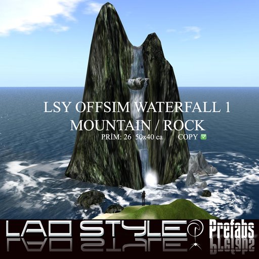 LAOSTYLE OFFSIM WATERFALL MOUNTAIN ROCK