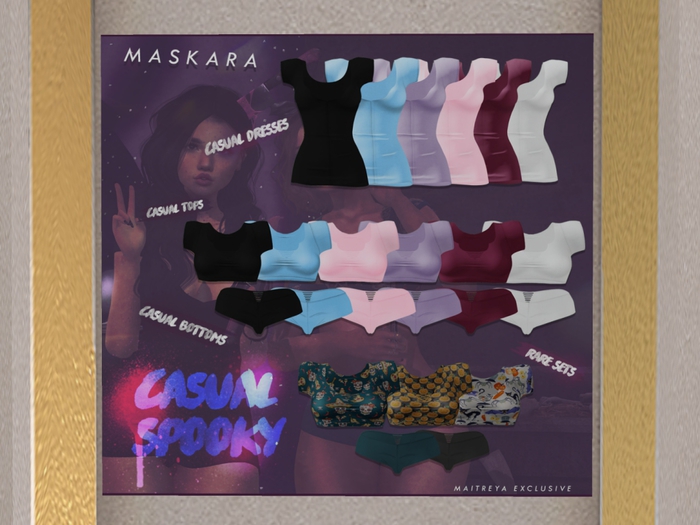 Maskara - Casual Spooky Pumpkin Set - RARE