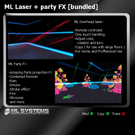 Laser beamer + Party FX [bxd]
