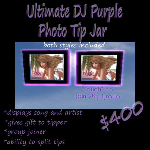 Ultimate Purple Tip Jar V2 Boxed