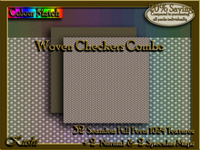 Woven Checkers Combo Textures 