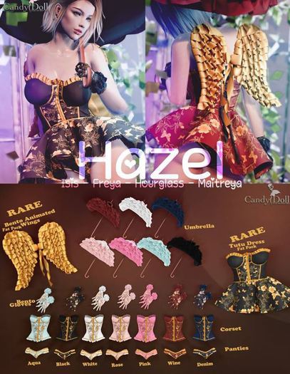 _CandyDoll_ Hazel Umbrella Denim