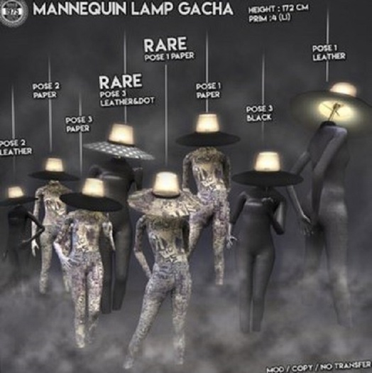 [Since1975]Mannequin Lamp-Pose2 Leather