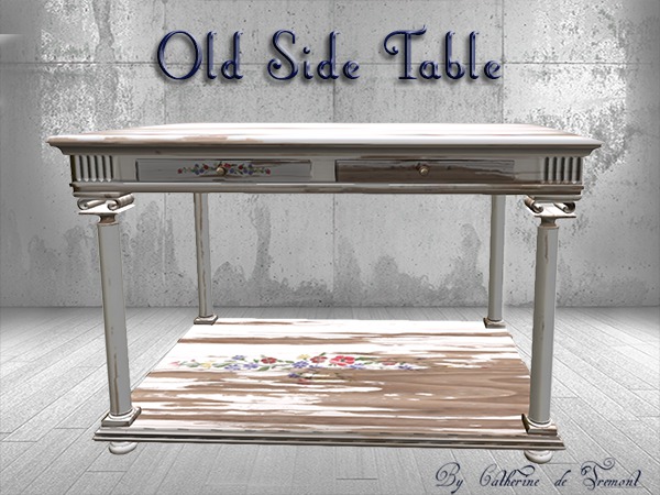 "CdT"Old  Side Table